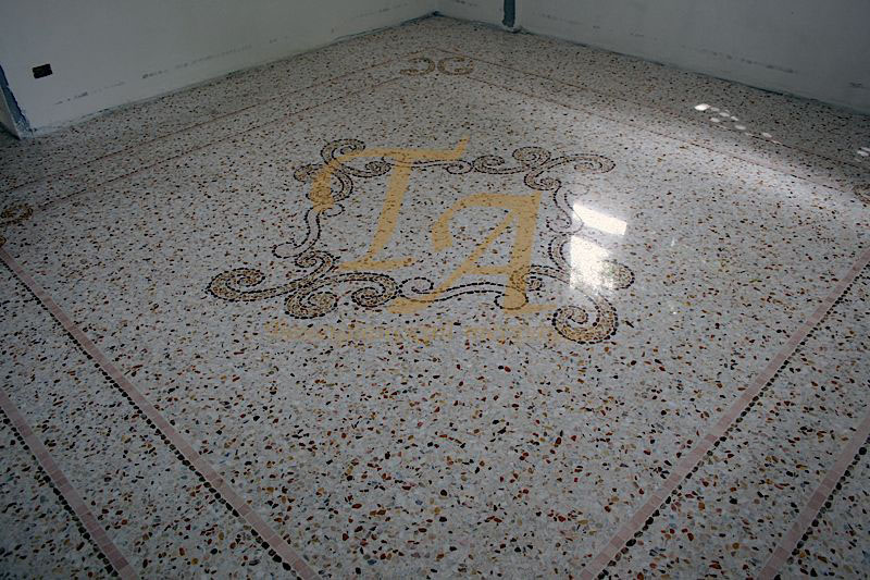 Вариант декора венецианского терраццо Вариант декора венецианского терраццо