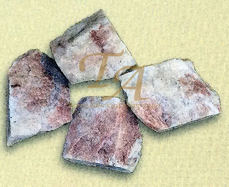 Пример мраморного наполнителя Розовый узорный мрамор